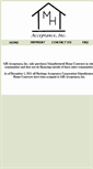 Mobile Screenshot of mhacceptance.com